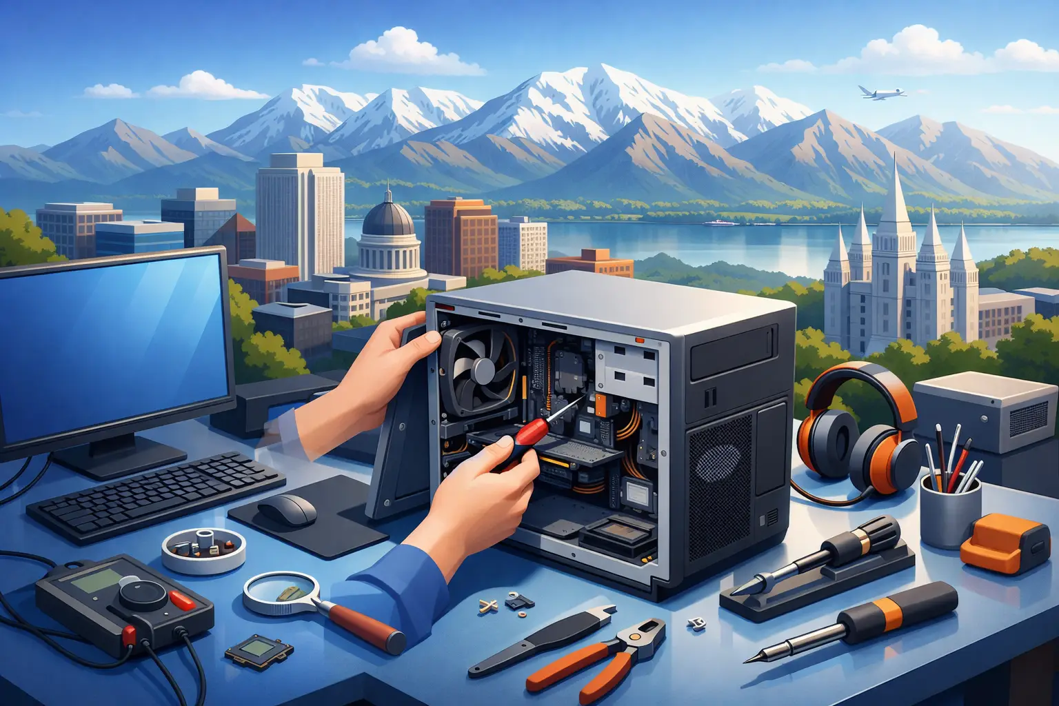 Desktop Computer Repair Near Me in Salt Lake