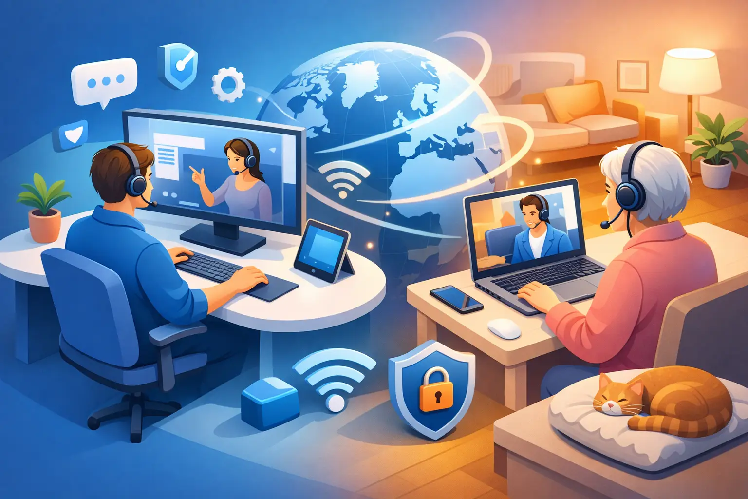 Remote Computer Support for Home Users