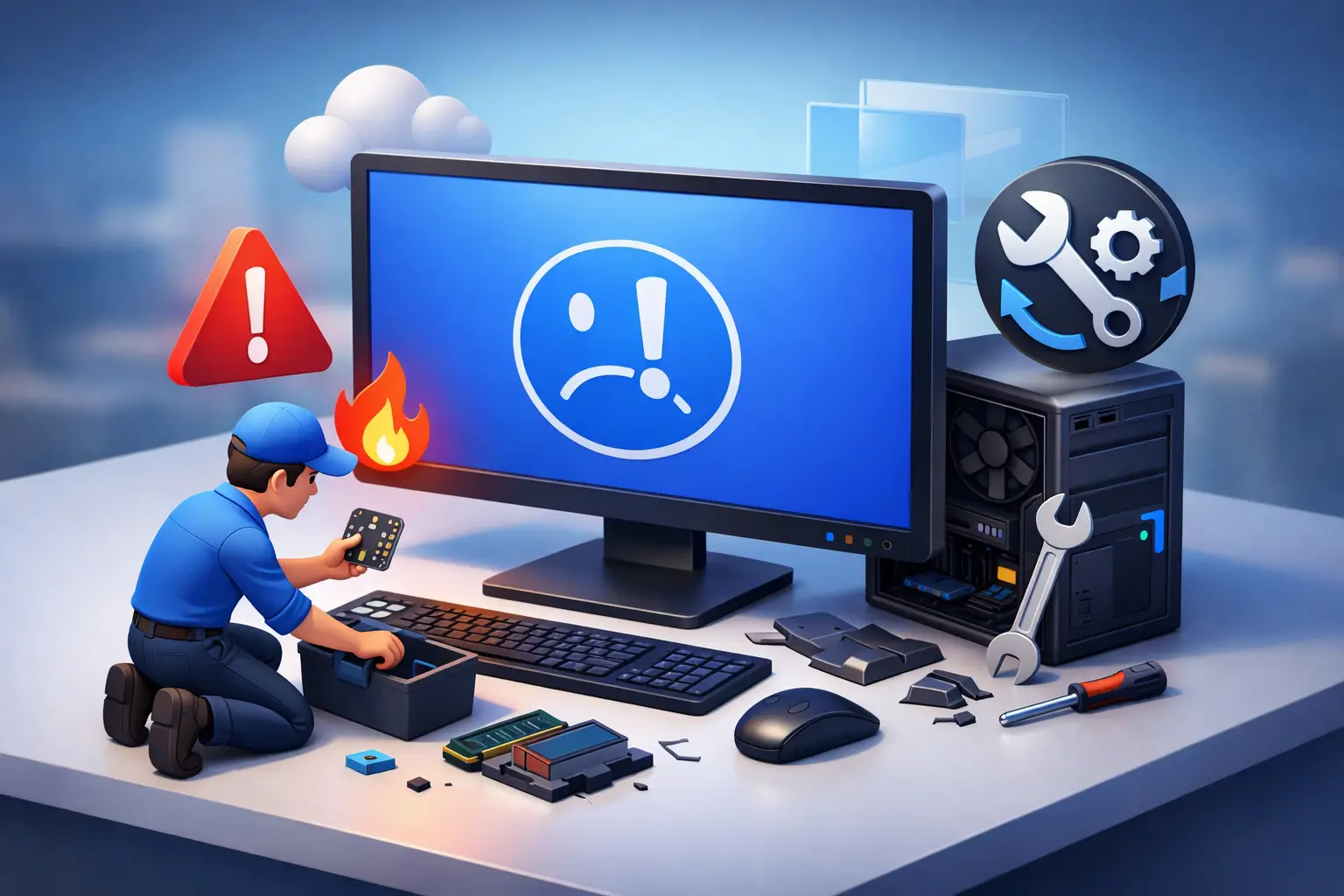 How to Fix Blue Screen Crashes Fast
