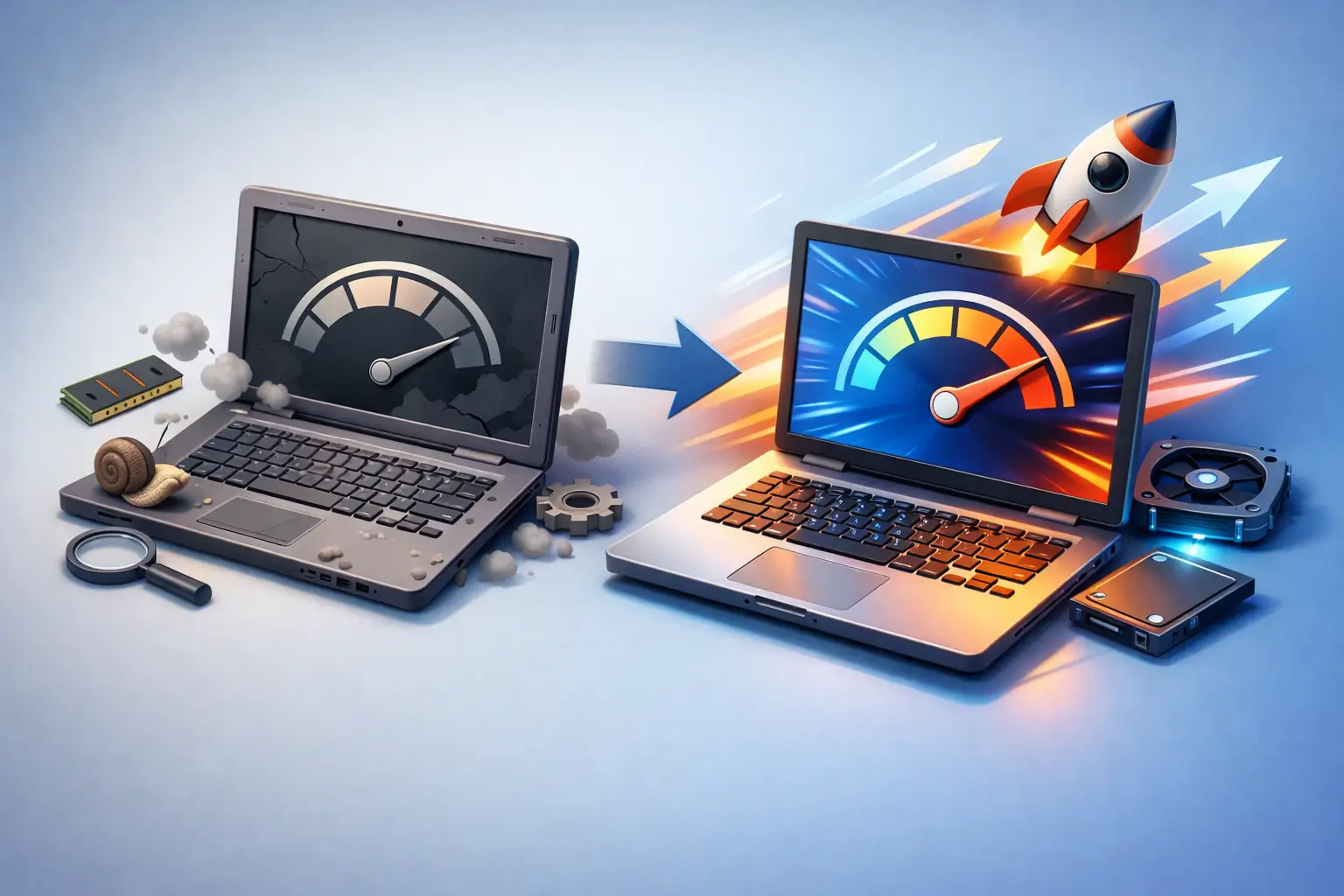 How to Speed Up Old Laptop Problems Fast