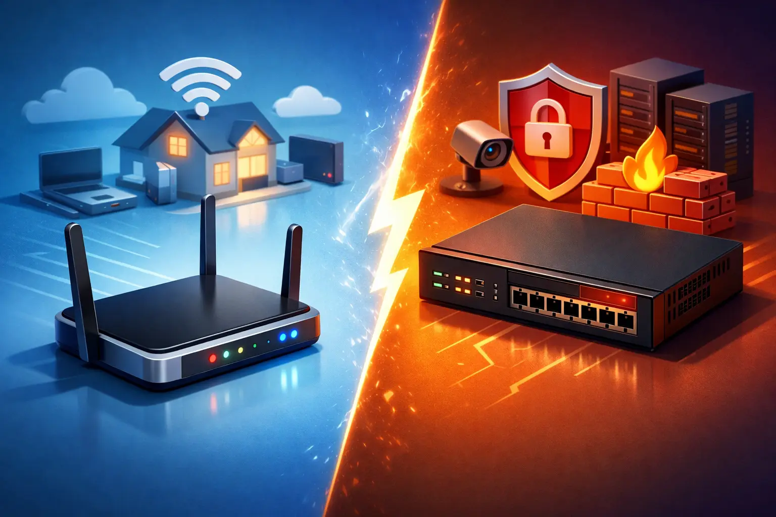 Consumer Router vs Business Firewall