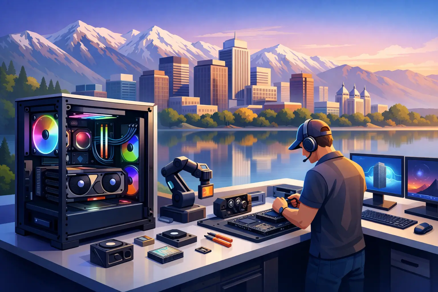 How a Custom Gaming PC Builder in Salt Lake City Helps