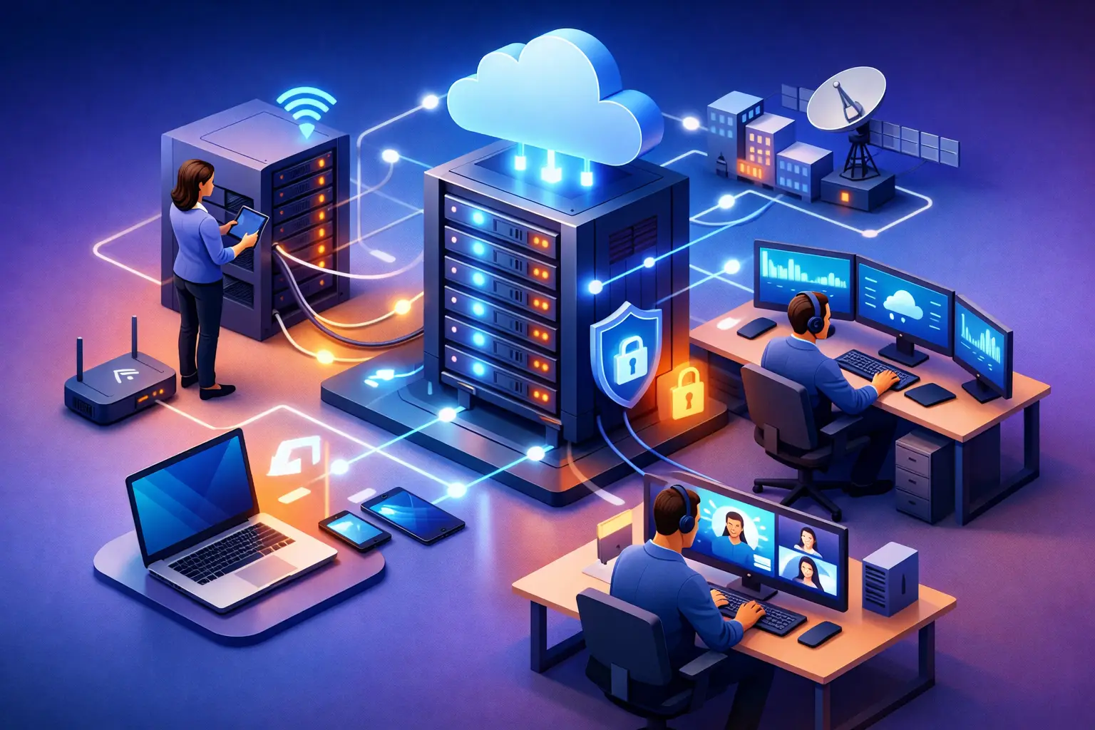 Network Support Services That Keep Work Moving