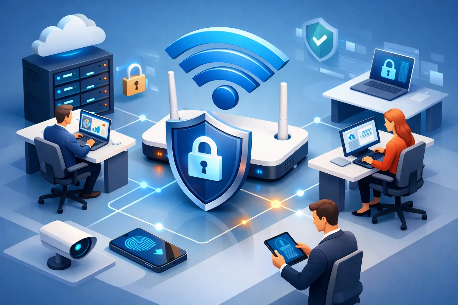 How to Secure Business WiFi Without Slowing Work
